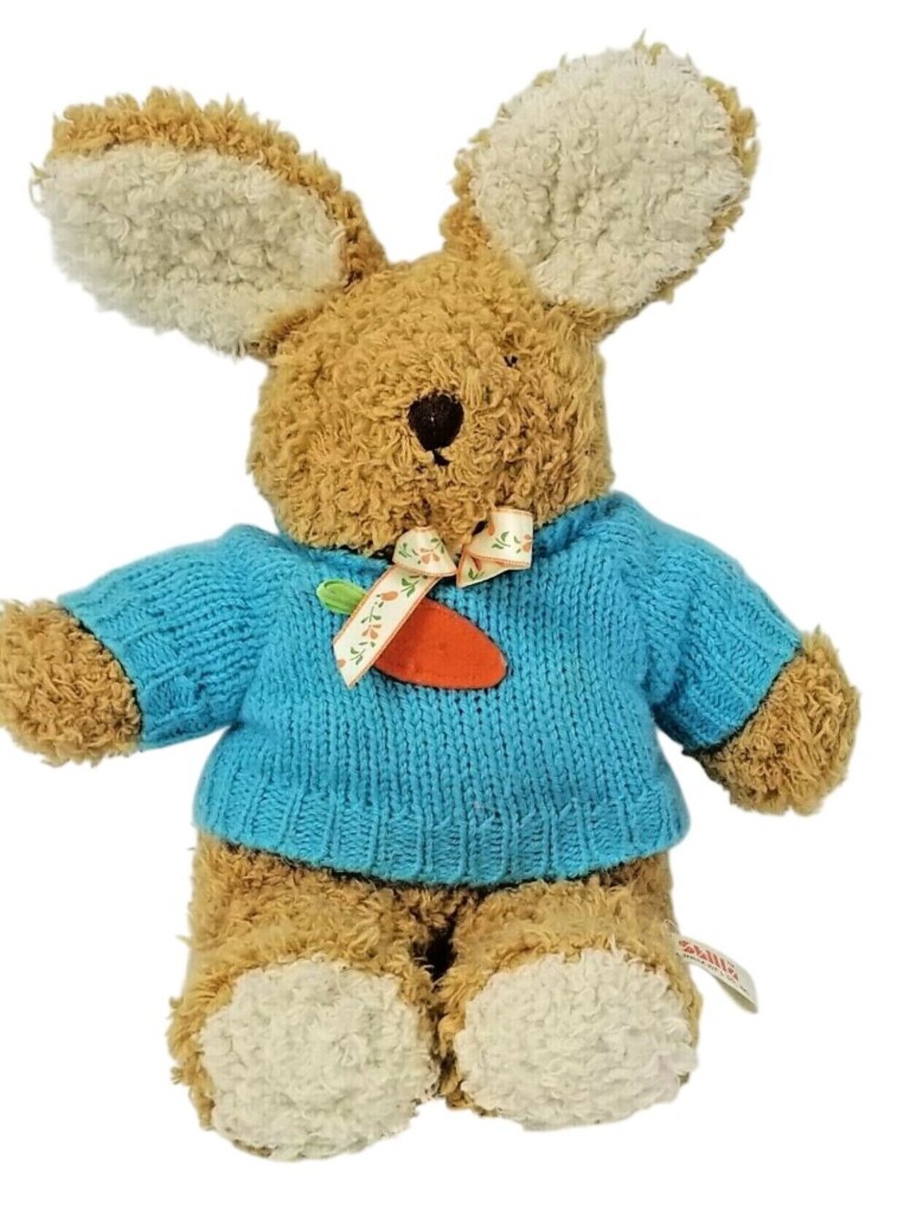 Vintage 1994 Shilla 15" Easter Bunny Plush Brown Rabbit Stuffed Animal Toy